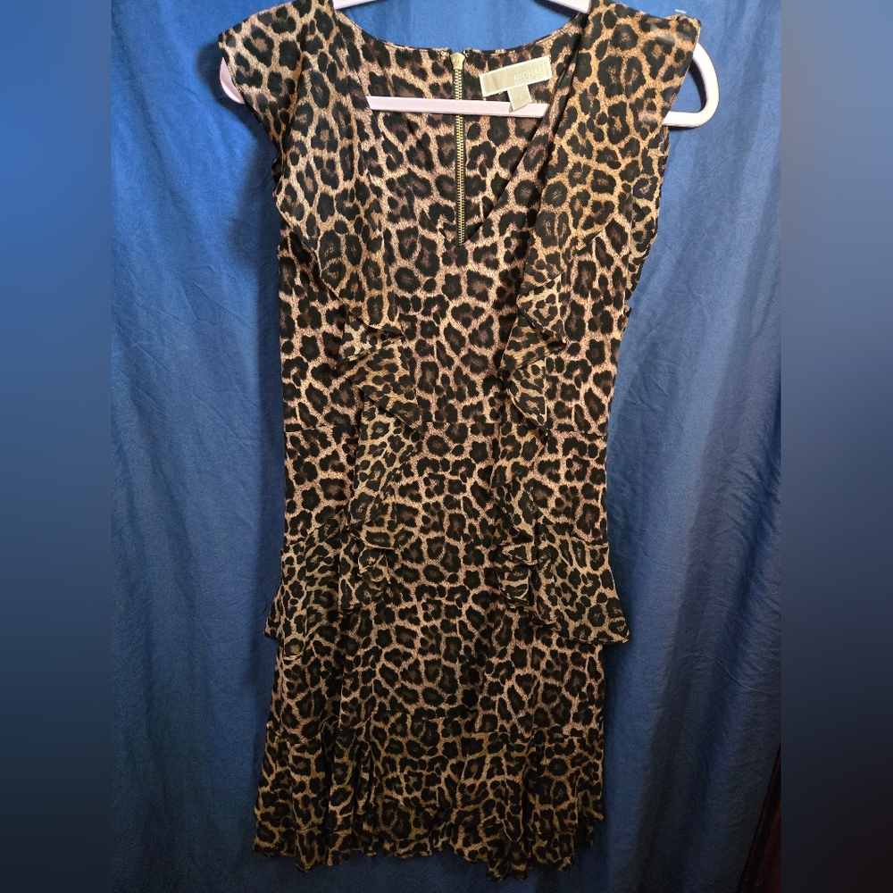 Michael Kors Animal Print Mini Dress - Picture 7 of 7